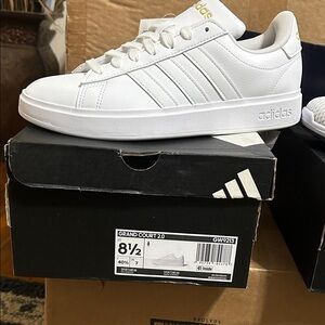 adidas Grand Court 2.0 White Sneakers